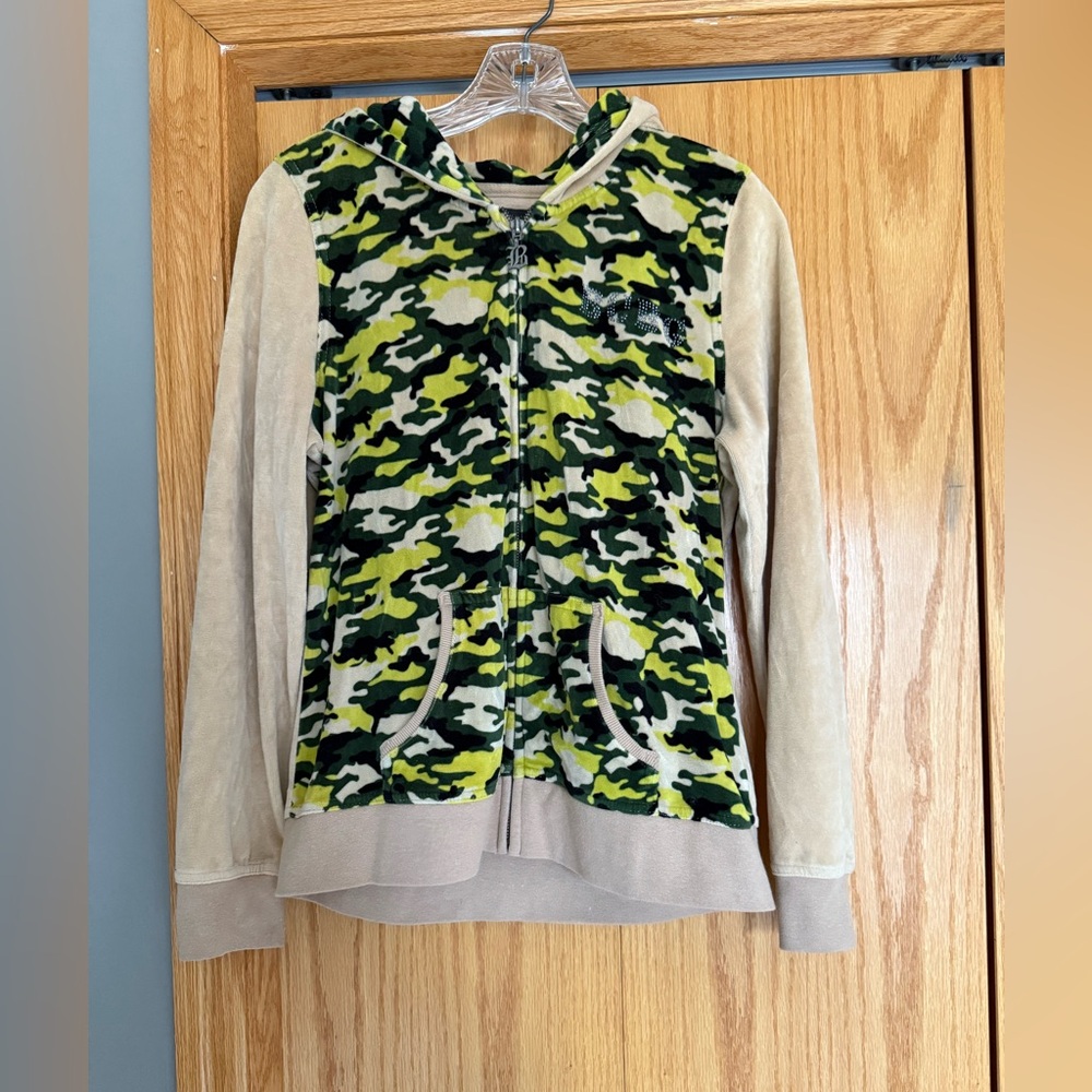BCBG Camouflage Track Jacket